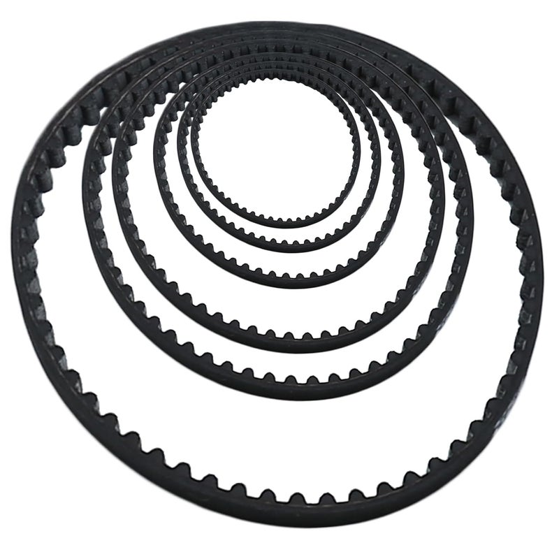 Uenhoy 6 Pcs 2GT 3D Printer Timing Belt 6mm Width, 2GT-6 Closed Loop Rubber Belt 110mm 158mm 200mm 300mm 400mm 610mm, 3D Printer Motor Cog Drive Belt - Image 1